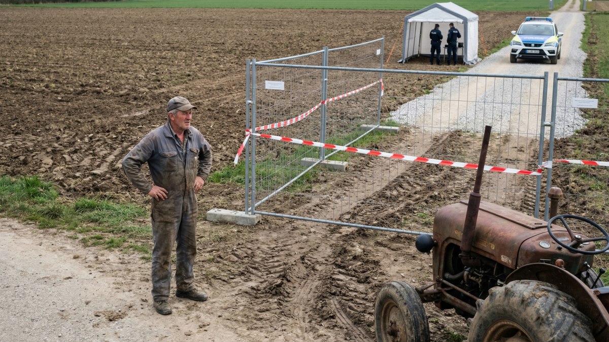 Ein Landwirt entdeckt alte Münzen auf seinem Feld bei Magdeburg, die Behörden sperren den Zugang zu seinem eigenen Land