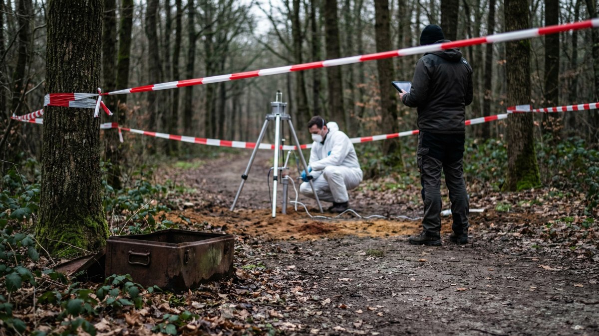 Ein Waldgrundstück nahe Trier wird nach einer Bodenanalyse plötzlich zum Sperrgebiet