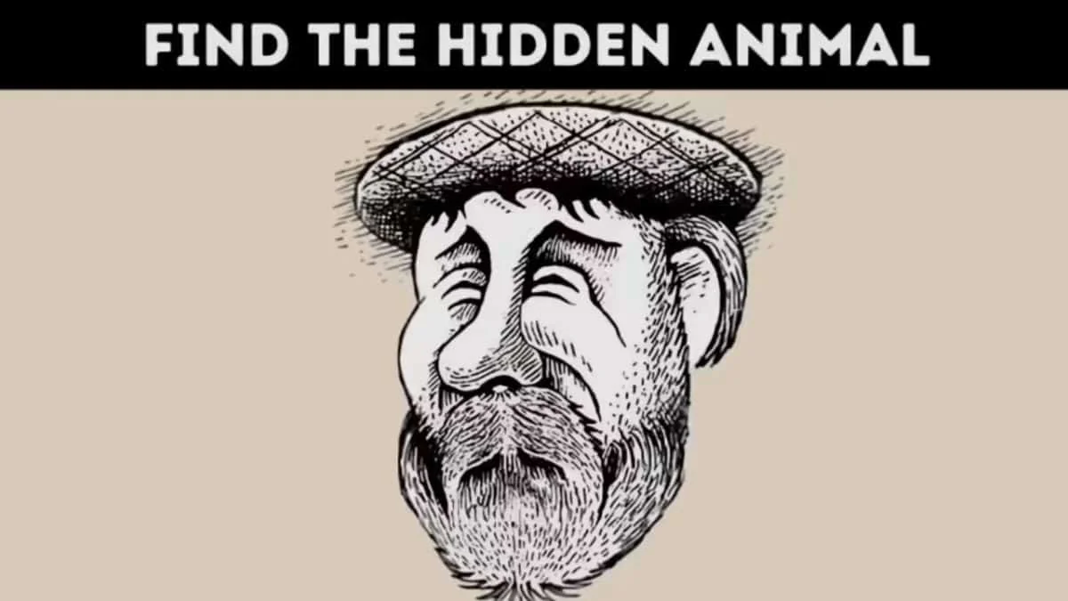 Optische Illusion: Nur eine Person mit hohem IQ kann das versteckte Tier in nur 6 Sekunden entdecken