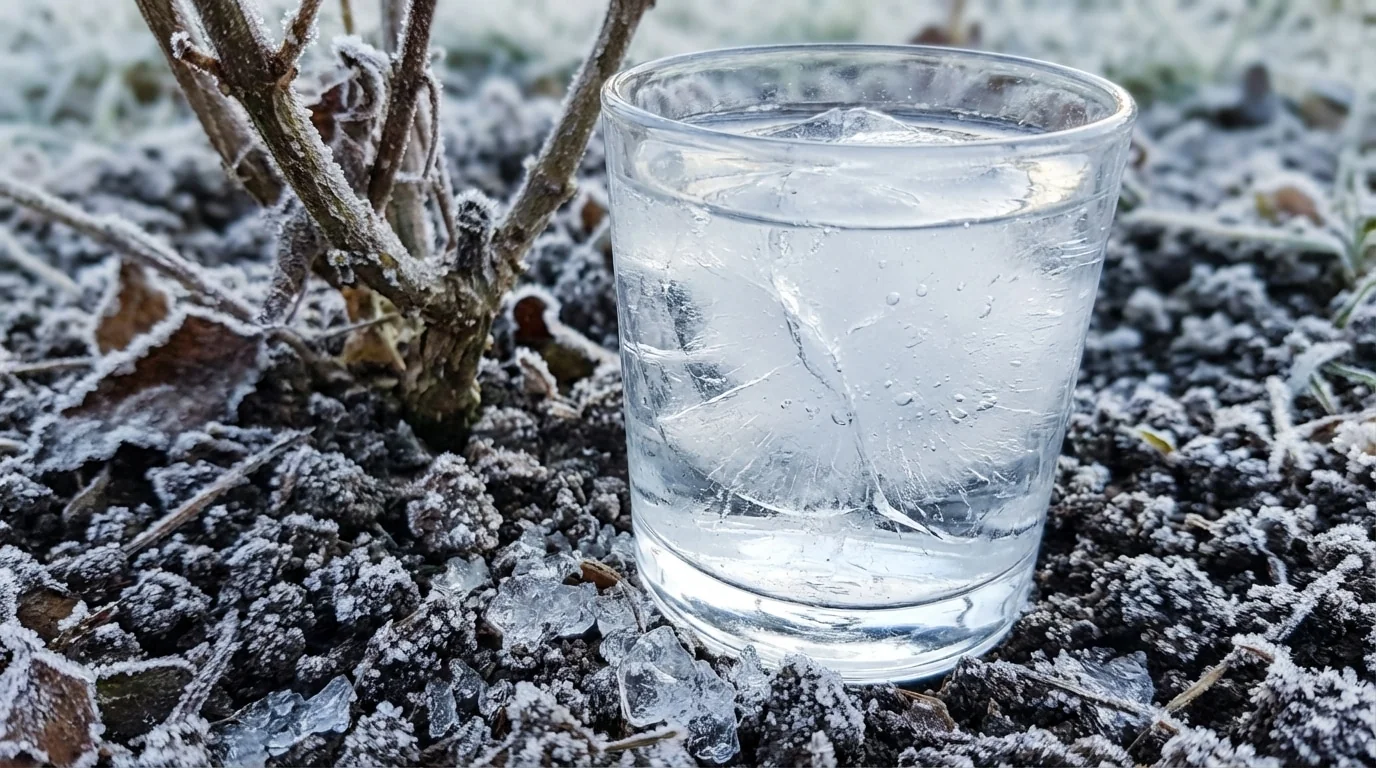 Vor jedem Winter stellten die Alten ein Glas Wasser in den Garten: Das wollten sie herausfinden