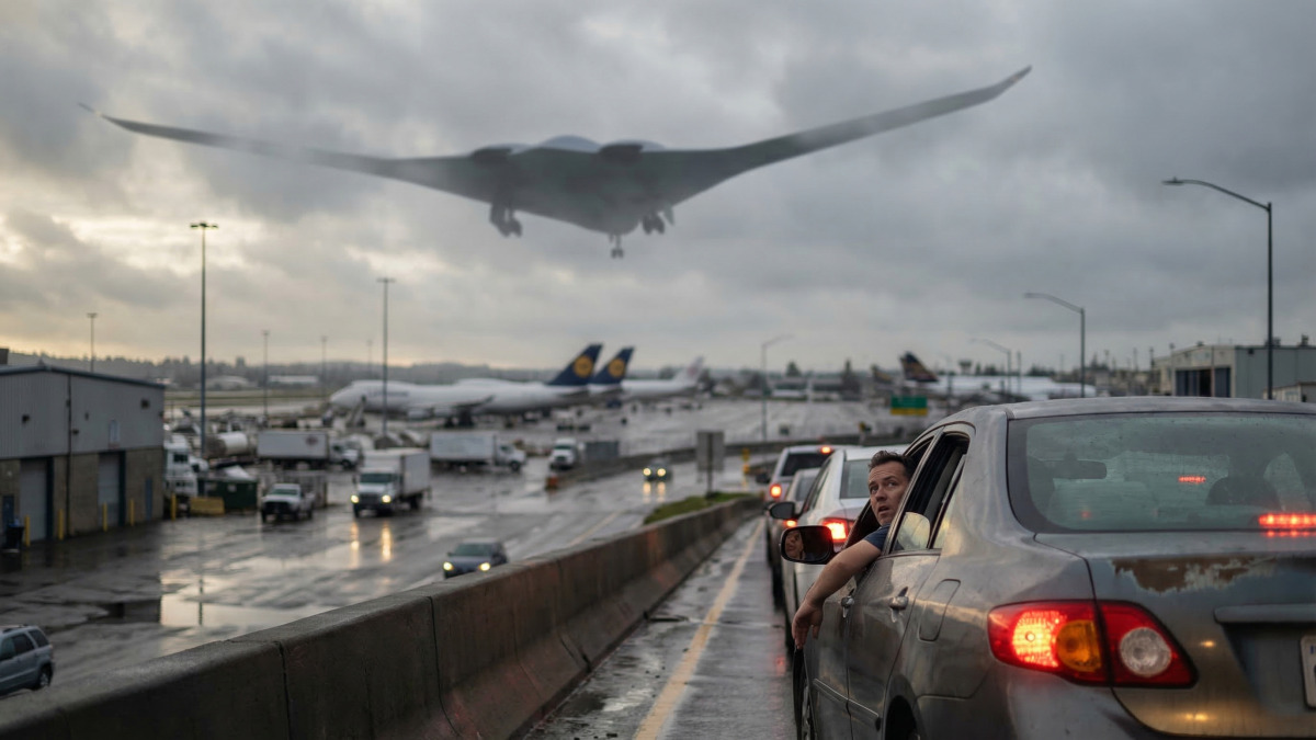 Dieses neue Flugzeug sieht aus wie ein riesiger Flügel, will den Luftverkehr revolutionieren und verspricht 30 % weniger Treibstoff!