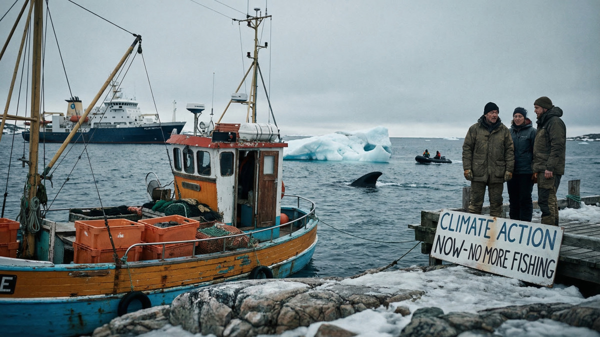 Grönland ruft den Notstand aus, da Wissenschaftler einen Anstieg der Orca-Aktivität mit kollabierendem Eis verbinden, während Fischer einen neuen Goldrausch feiern und Klimaaktivisten ein vollständiges Fischereiverbot fordern