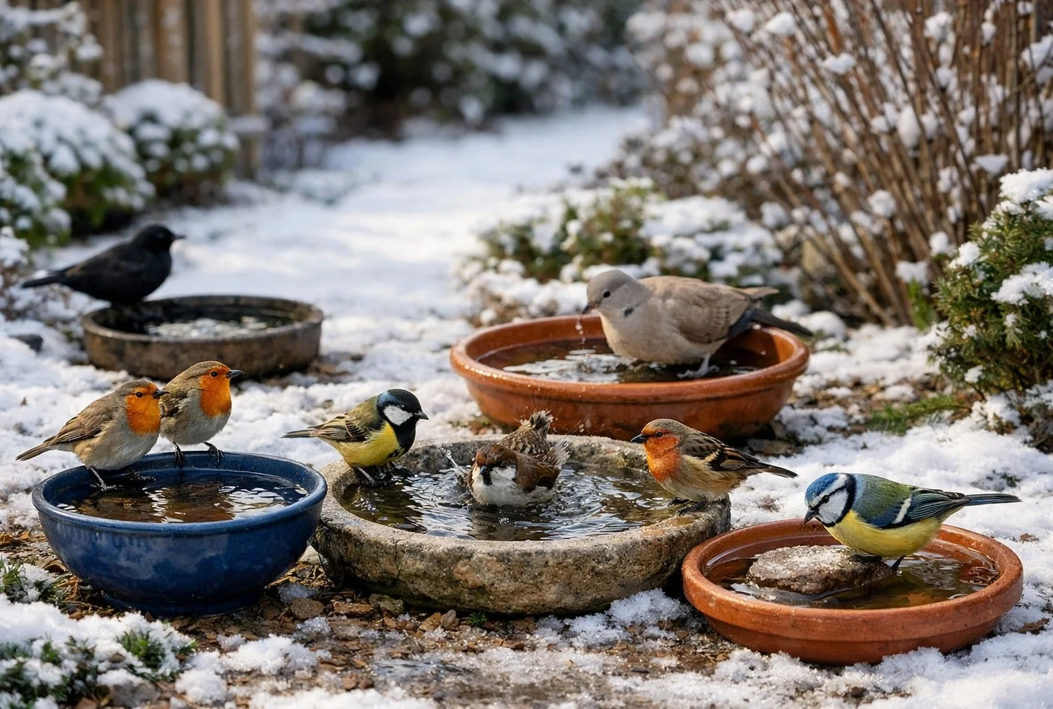 Besser als Samen: Platzieren Sie diesen Gegenstand im Garten, und die Vögel werden den ganzen Winter über zurückkehren