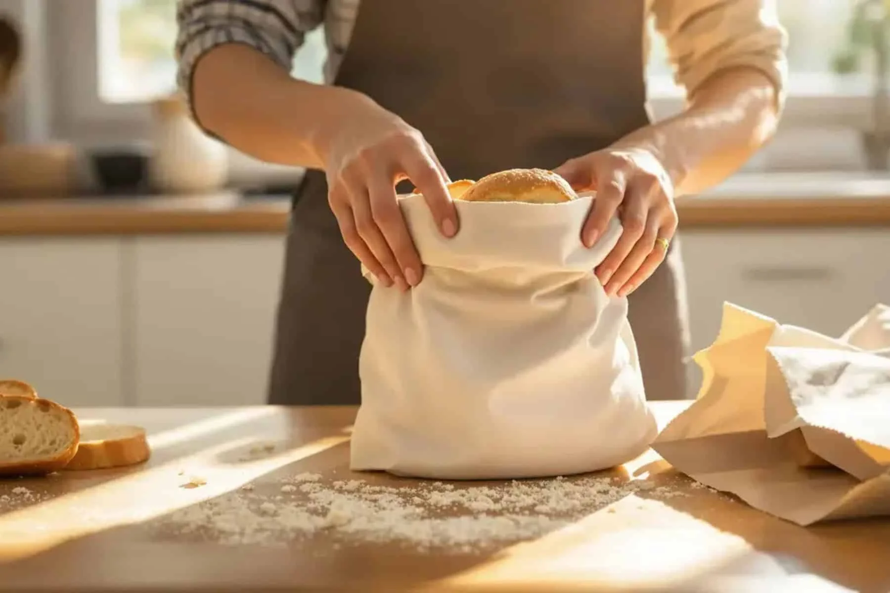 Frisches Brot länger frisch: ohne Brotkasten und ohne Kühlschrank – hier ist eine kontraintuitive Methode zur Aufbewahrung