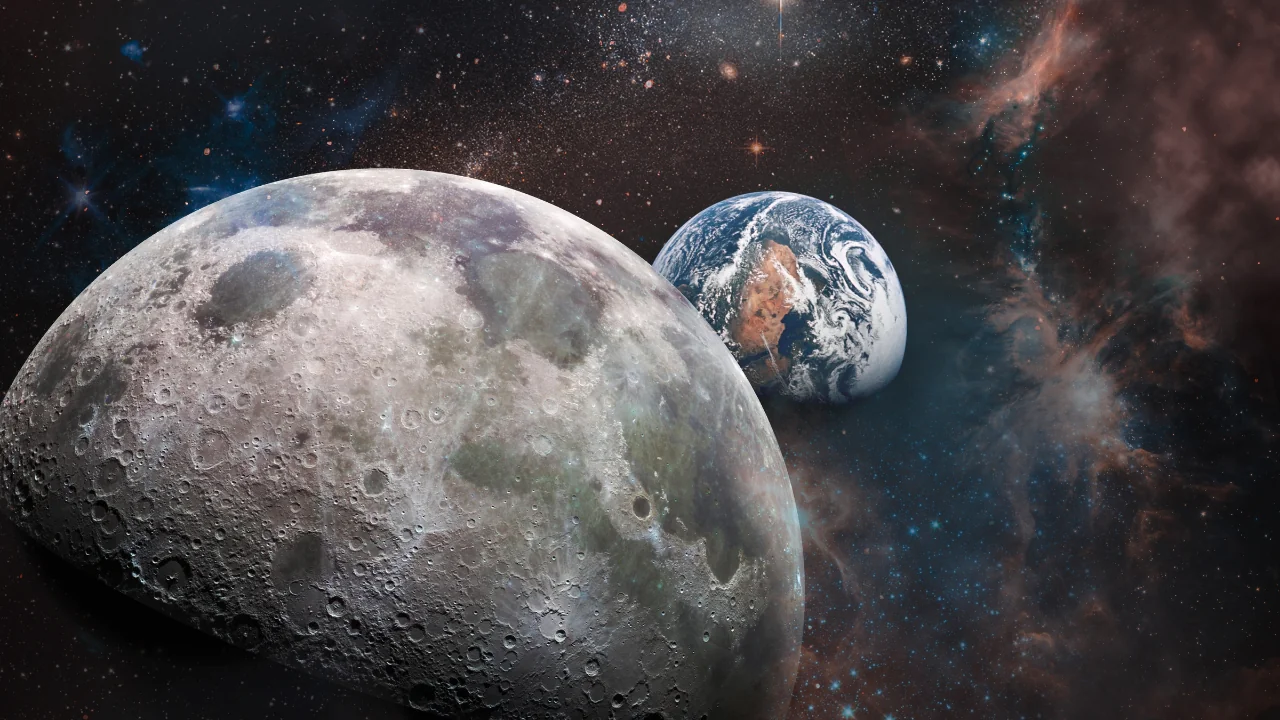 Indem sie sich allmählich von der Erde entfernt, verändert der Mond die Dauer unserer Tage und unserer Gezeiten